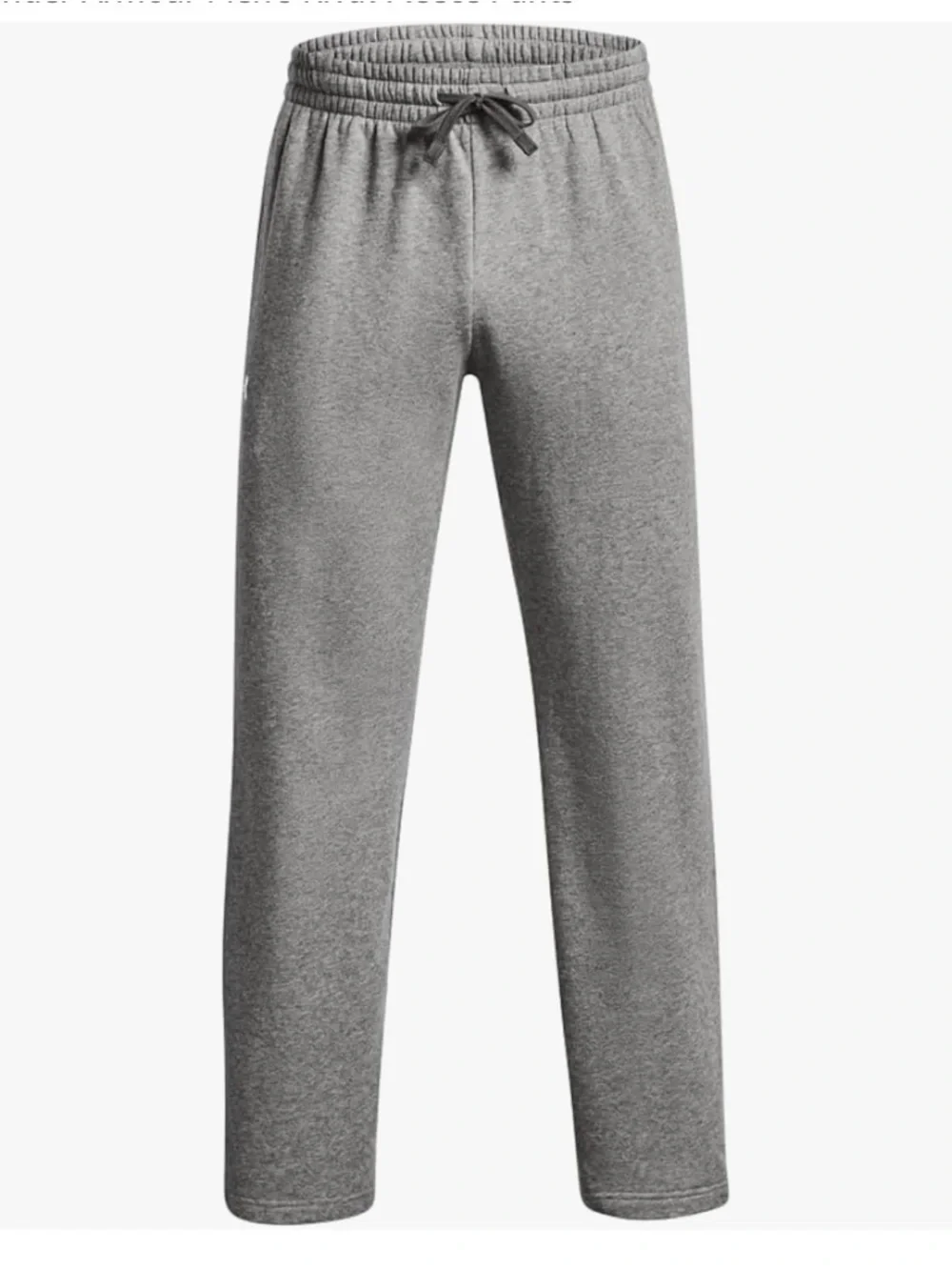 Under Armour Rival Fleece Joggers Pants Gray 1379770-025 Mens Size 3XL-Tall